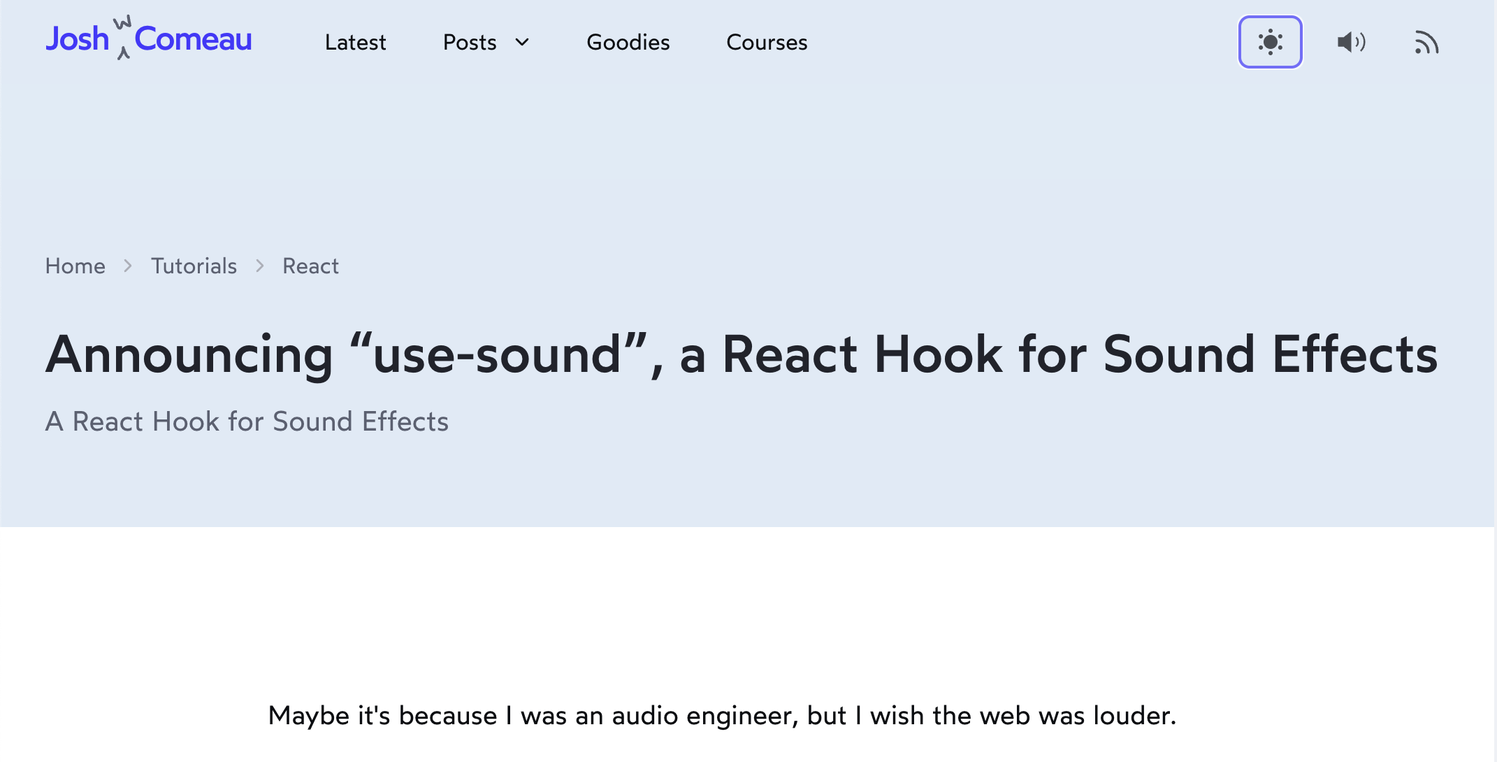 useSound docs